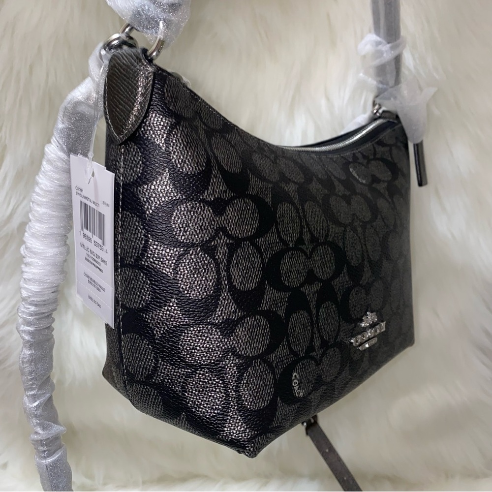 Coach 🩶🖤🩶 signature purse New - Picture 6 of 16